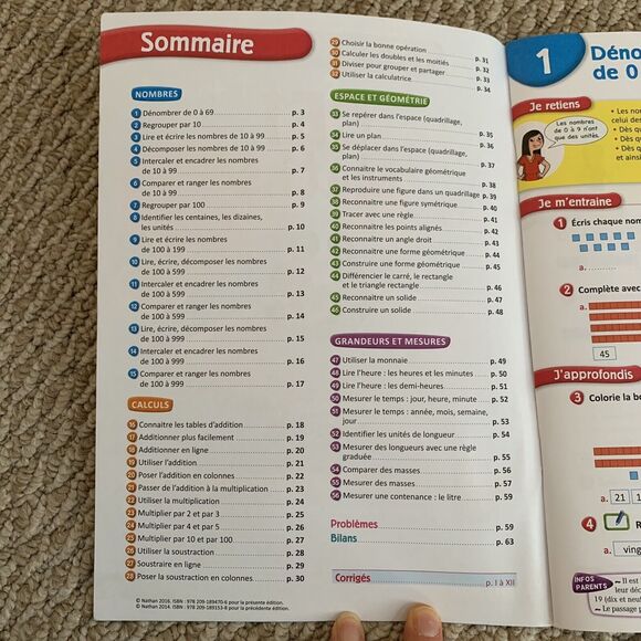 Bundle Of 8 French Activities Book Mathematics And Reading - Picture 3 of 8